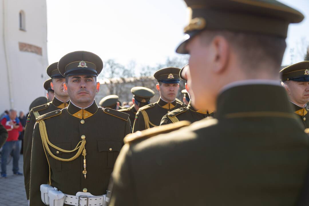 Pratybose žuvusių JAV karių pagerbimo ceremonija