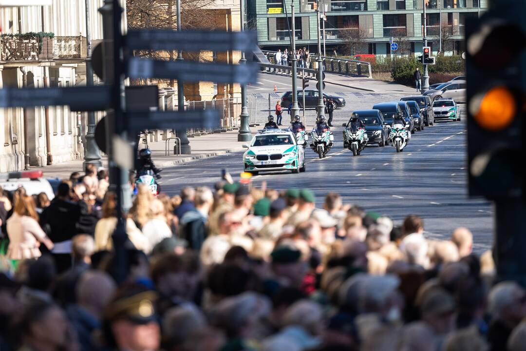 Pratybose žuvusių JAV karių pagerbimo ceremonija