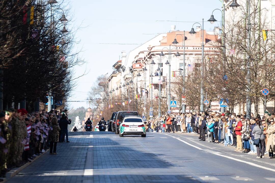 Pratybose žuvusių JAV karių pagerbimo ceremonija