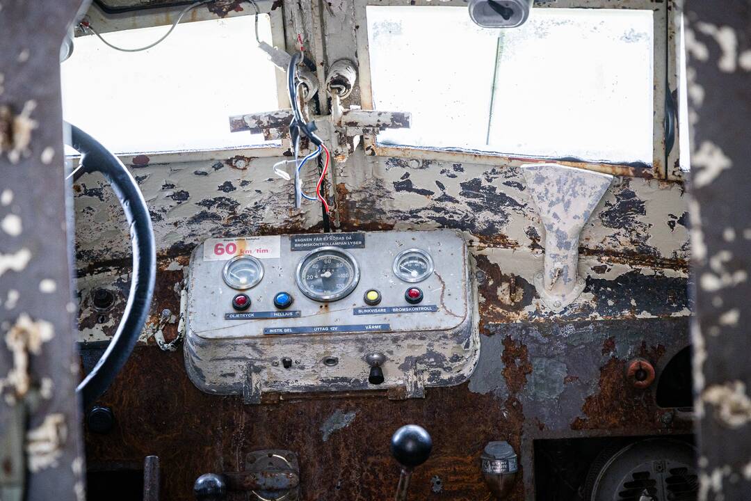 Karo technikos ekspozicijoje – švediška technika