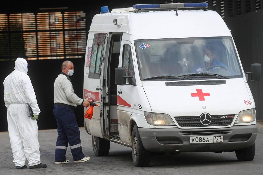Rusijoje per parą patvirtinta daugiau kaip 6 tūkst. naujų koronaviruso atvejų