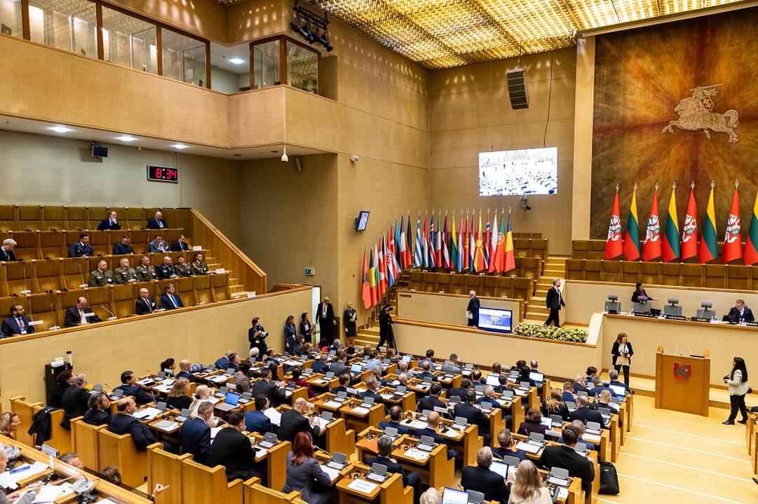Parlamentų vadovai: Švedijos ir Suomijos narystė NATO sustiprins saugumą regione