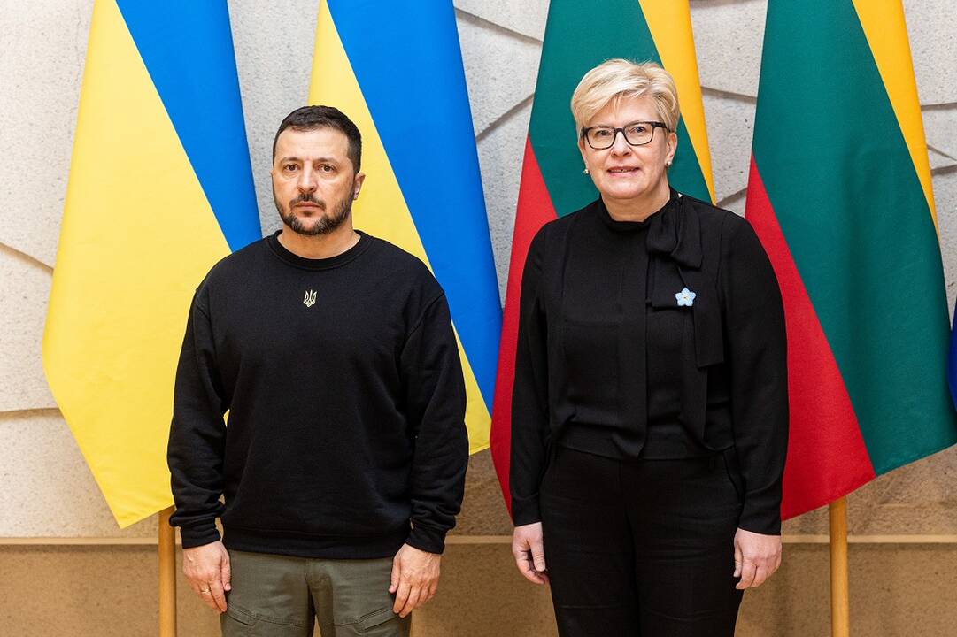 Volodymyras Zelenskis ir Ingrida Šimonytė