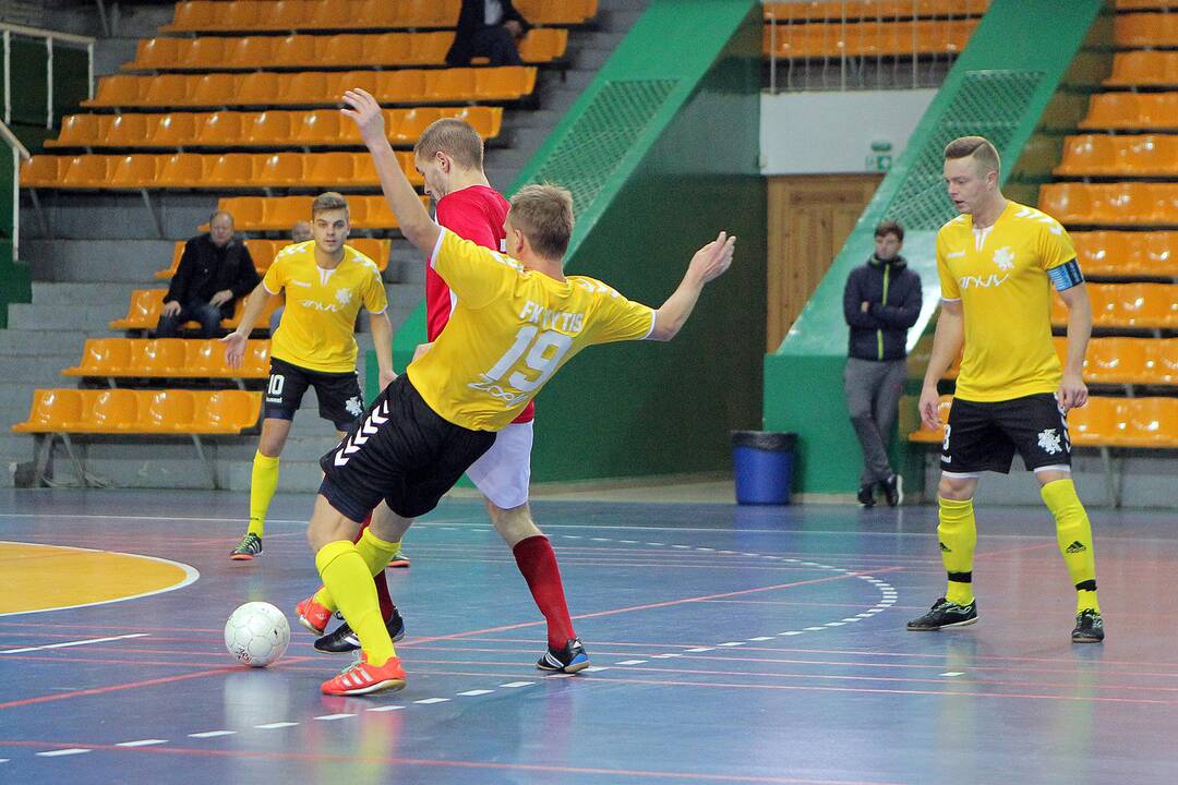 Salės futbolas: „Arsenalas“ – „Vytis“ 1:6