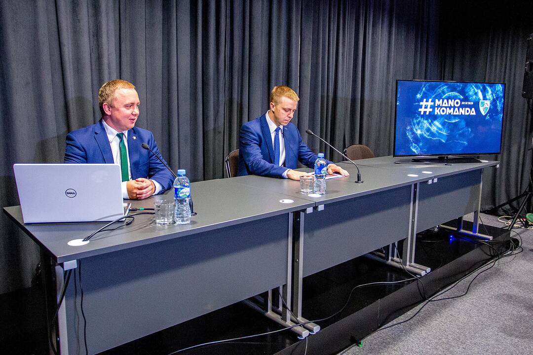 Kauno „Žalgirio“ spaudos konferencija