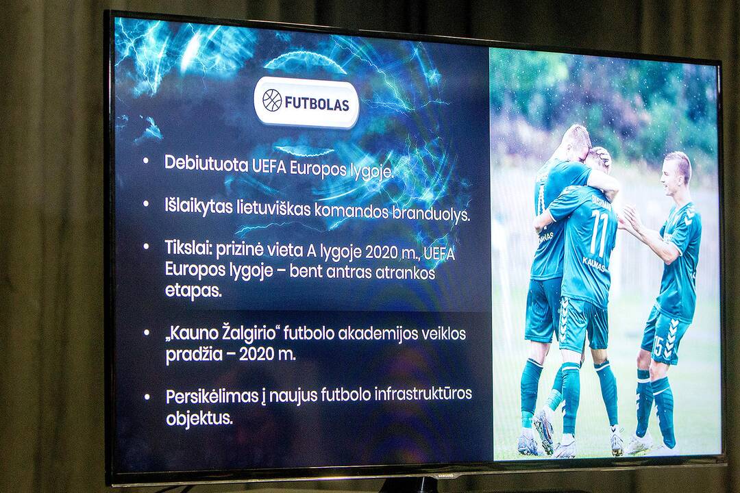 Kauno „Žalgirio“ spaudos konferencija