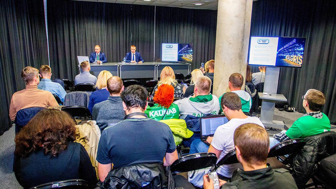 Kauno „Žalgirio“ spaudos konferencija