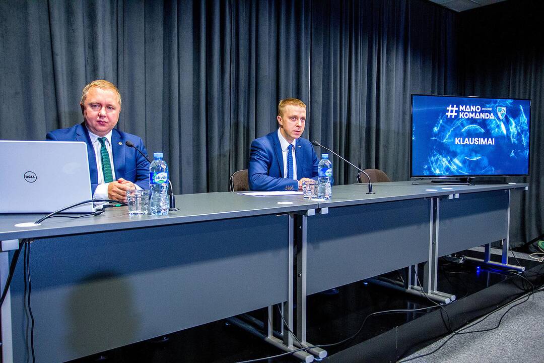 Kauno „Žalgirio“ spaudos konferencija