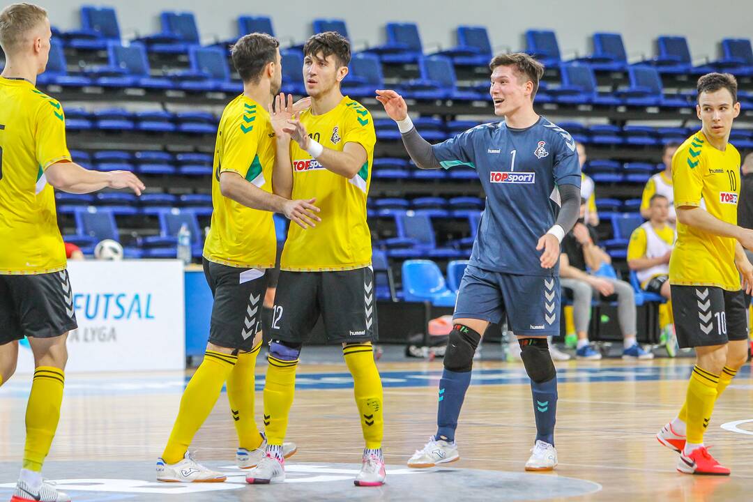 Futsalo A lyga: „Žalgiris“ – „Šiauliai“ 14:2