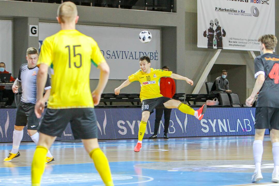 Futsalo taurės pusfinalis: „Žalgiris“ – „Turbotransfers“ 5:1