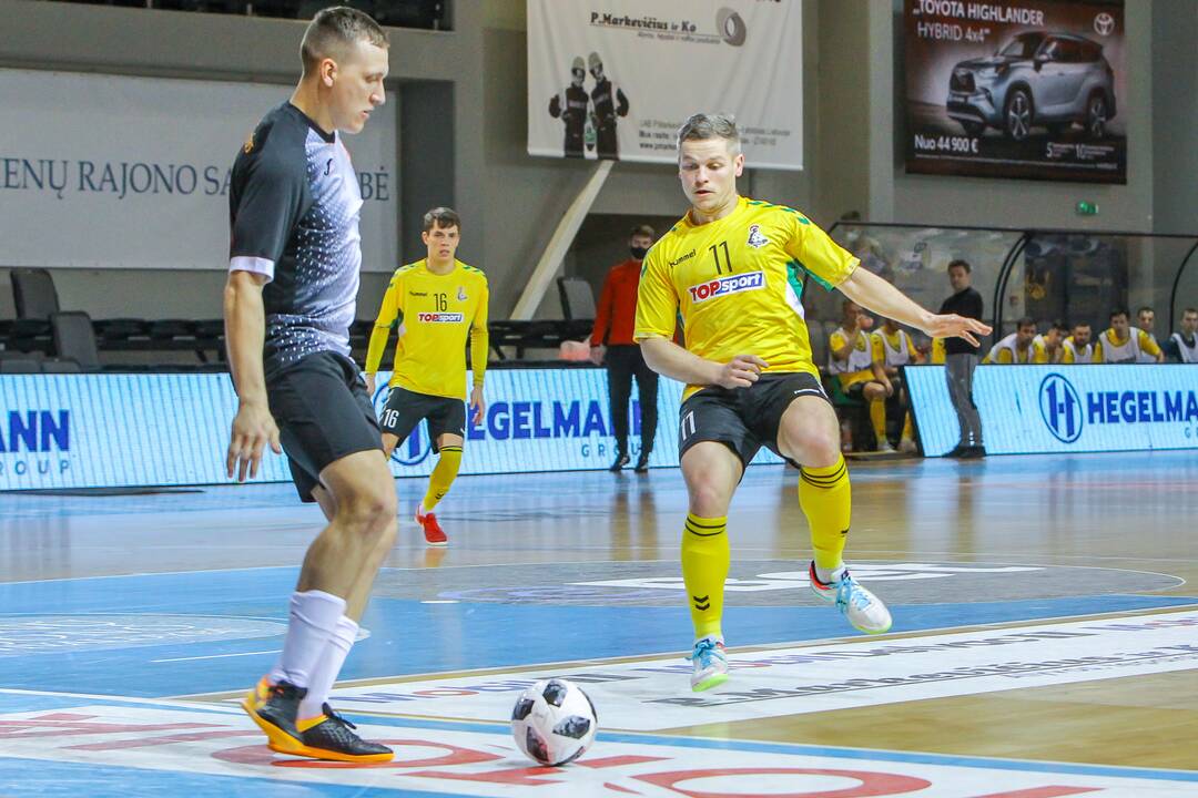Futsalo taurės pusfinalis: „Žalgiris“ – „Turbotransfers“ 5:1