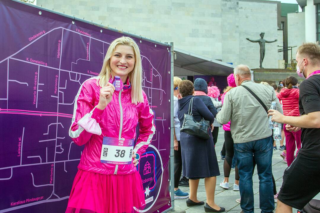 Rožinio kaspino bėgimas „Pink Run su BENU 2021“