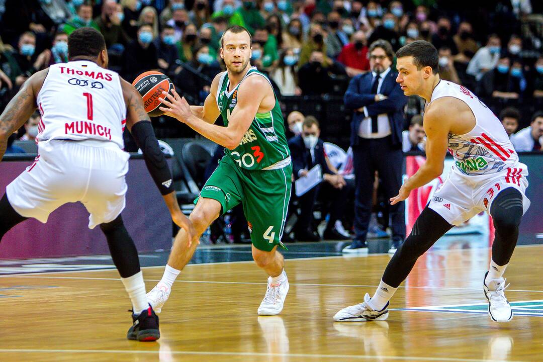 „Žalgiris“ – „Bayern“ 73:75 | Eurolyga