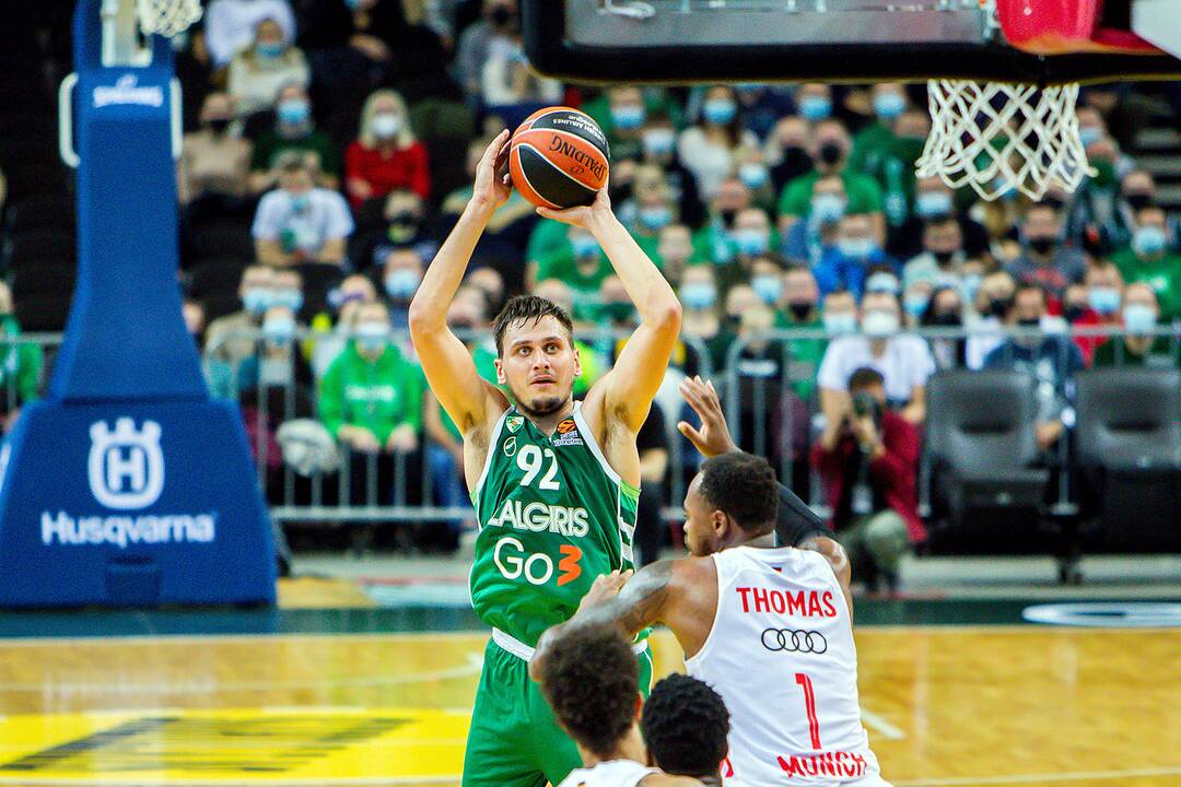 „Žalgiris“ – „Bayern“ 73:75 | Eurolyga