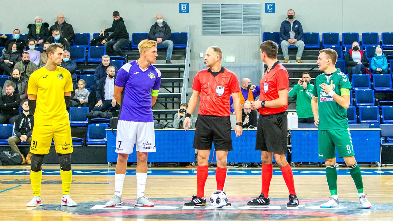 „Vikingai“ – „Kauno Žalgiris“ 2:5 | Lietuvos futsalo A lyga
