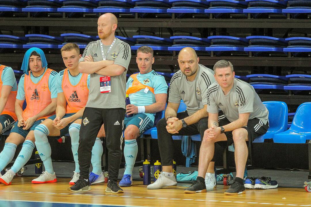 Futsalas: Lietuva – Šiaurės Airija 5:1