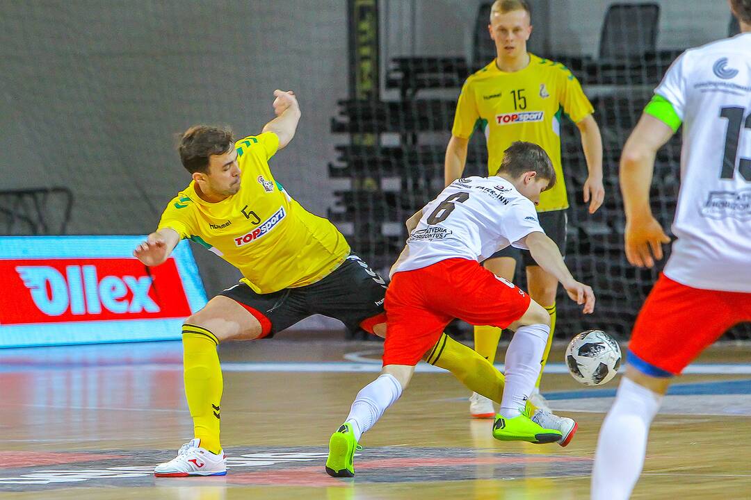 Futsalo taurės finalas: „Žalgiris“ – „Gargždų pramogos“ 2:1