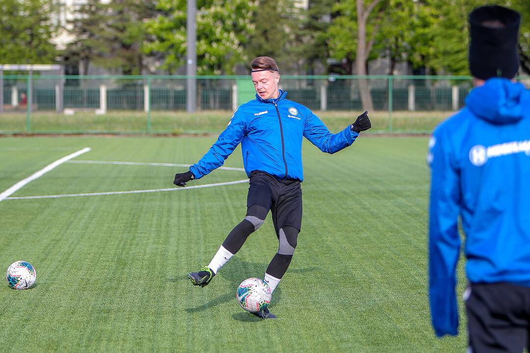 „Hegelmann Litauen“ futbolininkų treniruotė