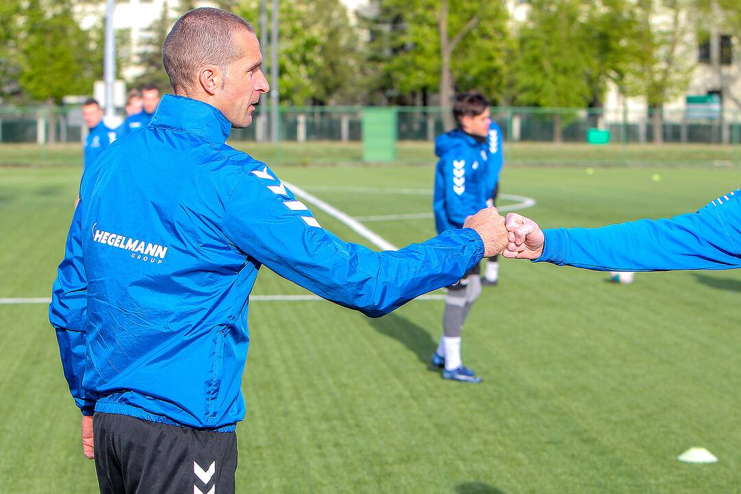 „Hegelmann Litauen“ futbolininkų treniruotė
