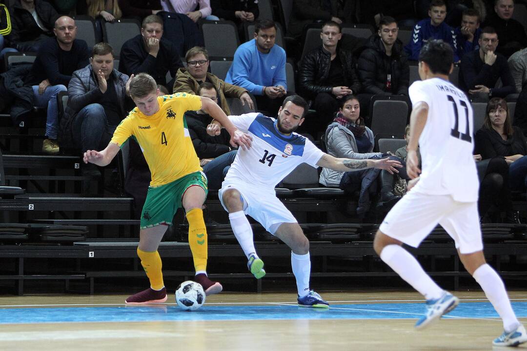 Futsalo kontrolinės: Lietuva – Kirgizija 2:6