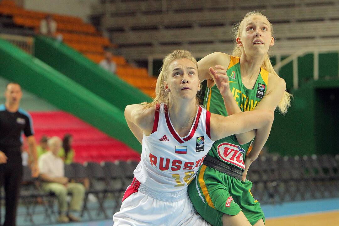 Lietuva – Rusija 49:66. Merginų U16 EČ