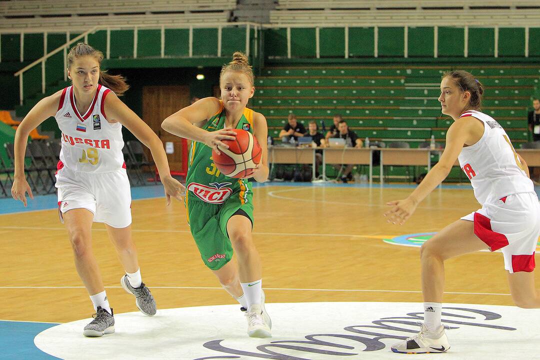Lietuva – Rusija 49:66. Merginų U16 EČ