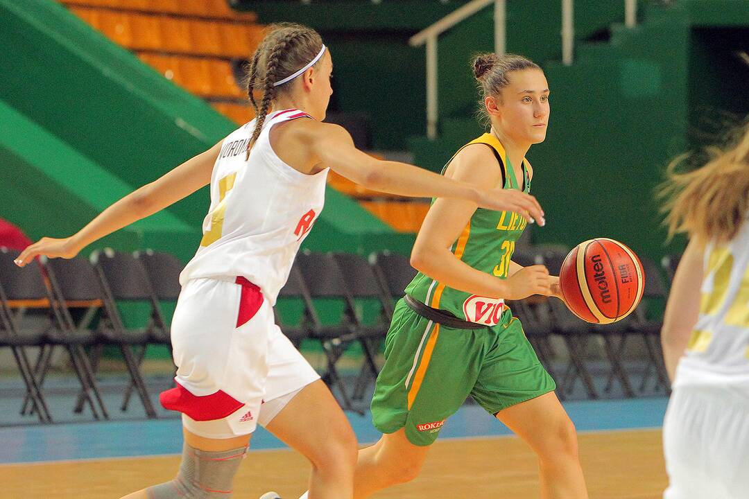 Lietuva – Rusija 49:66. Merginų U16 EČ