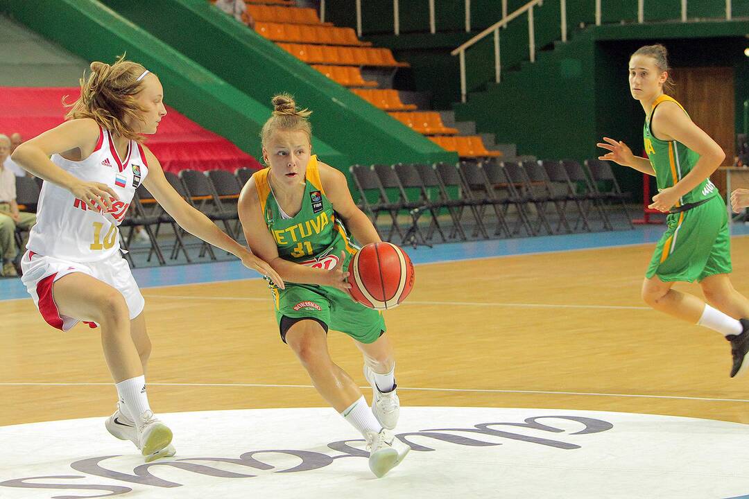 Lietuva – Rusija 49:66. Merginų U16 EČ