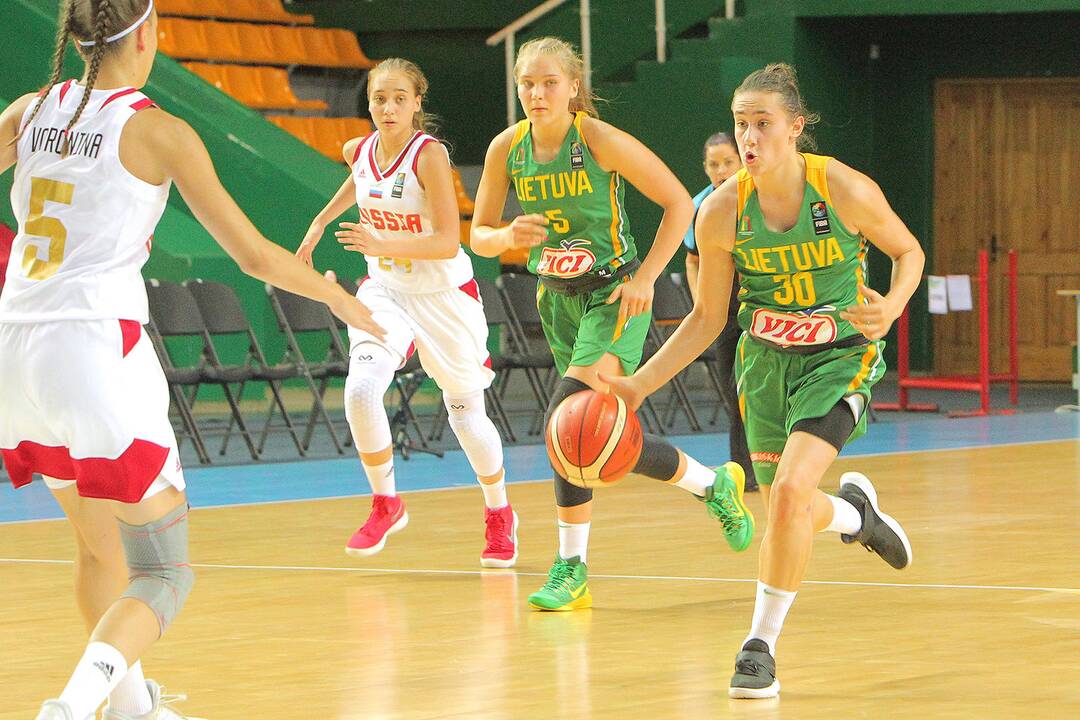 Lietuva – Rusija 49:66. Merginų U16 EČ