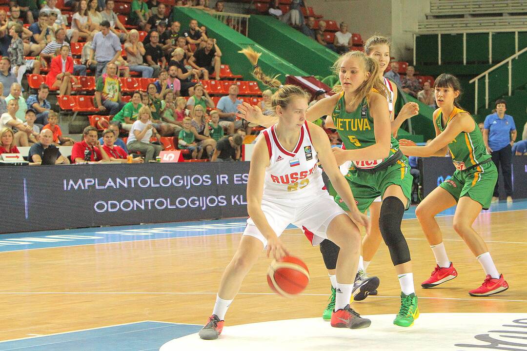 Lietuva – Rusija 49:66. Merginų U16 EČ
