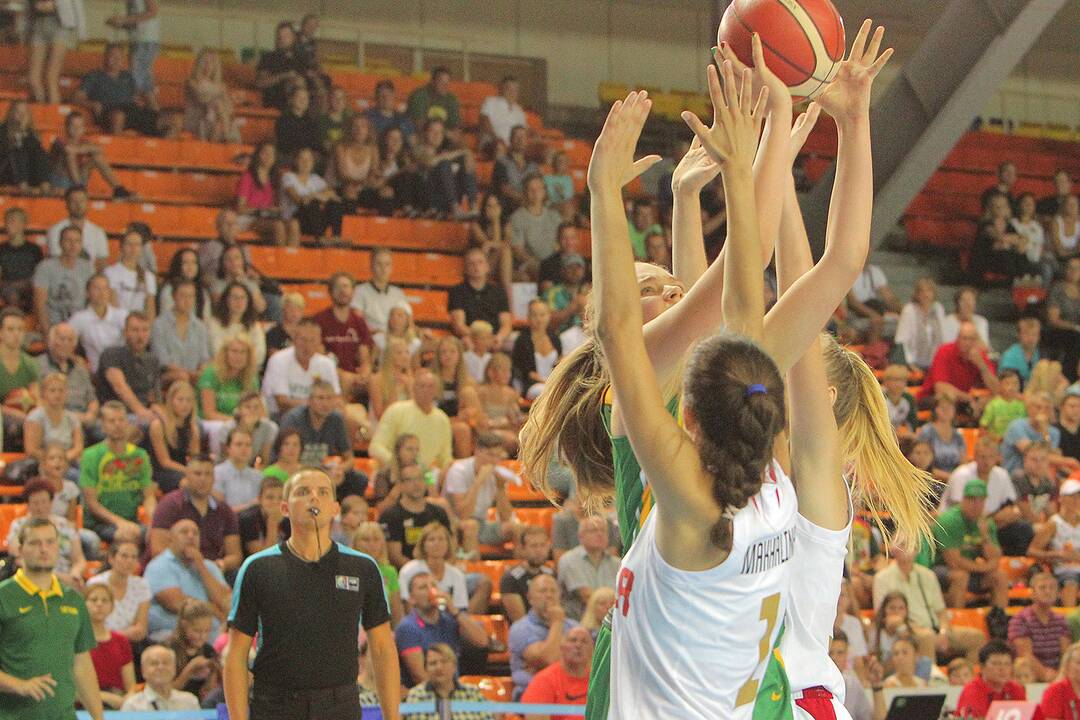 Lietuva – Rusija 49:66. Merginų U16 EČ