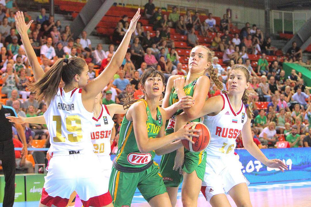 Lietuva – Rusija 49:66. Merginų U16 EČ