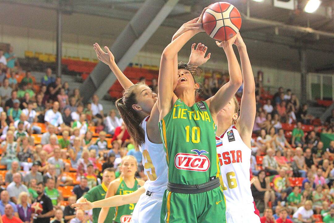 Lietuva – Rusija 49:66. Merginų U16 EČ