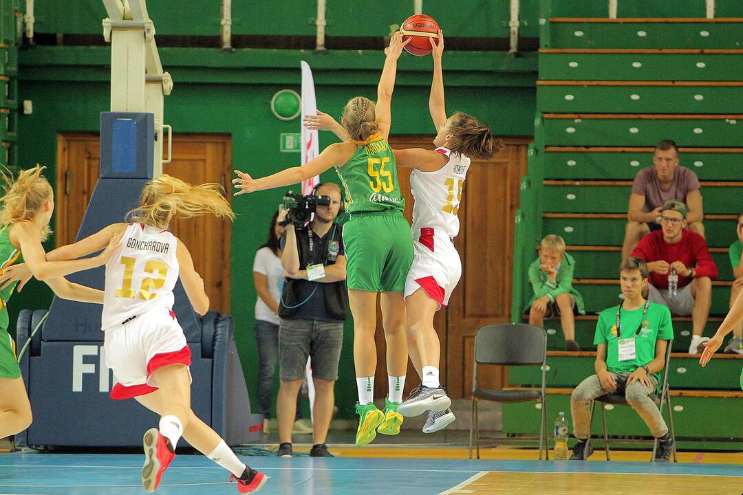Lietuva – Rusija 49:66. Merginų U16 EČ