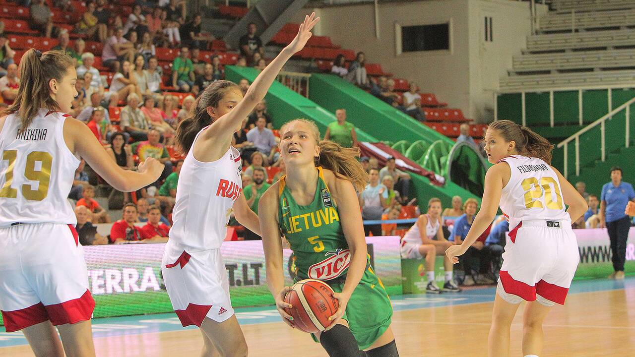 Lietuva – Rusija 49:66. Merginų U16 EČ