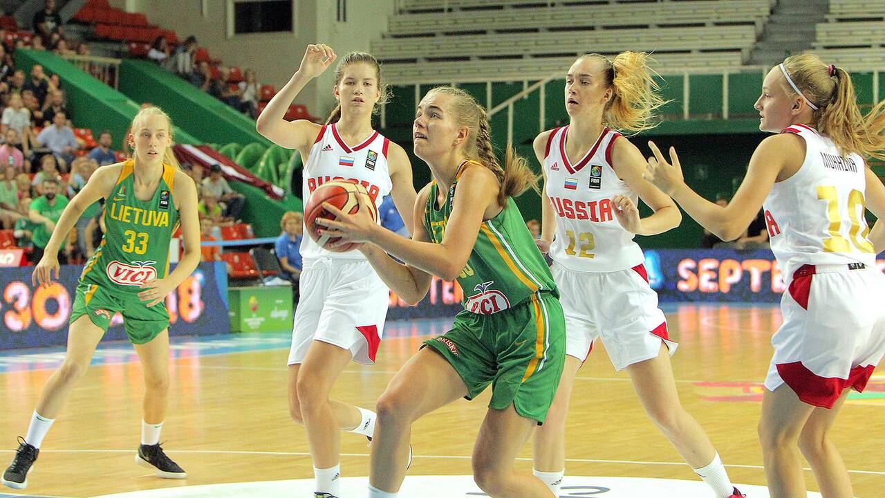 Lietuva – Rusija 49:66. Merginų U16 EČ