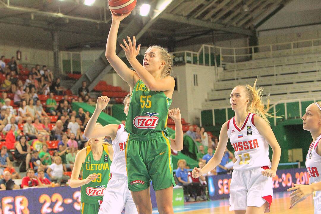 Lietuva – Rusija 49:66. Merginų U16 EČ
