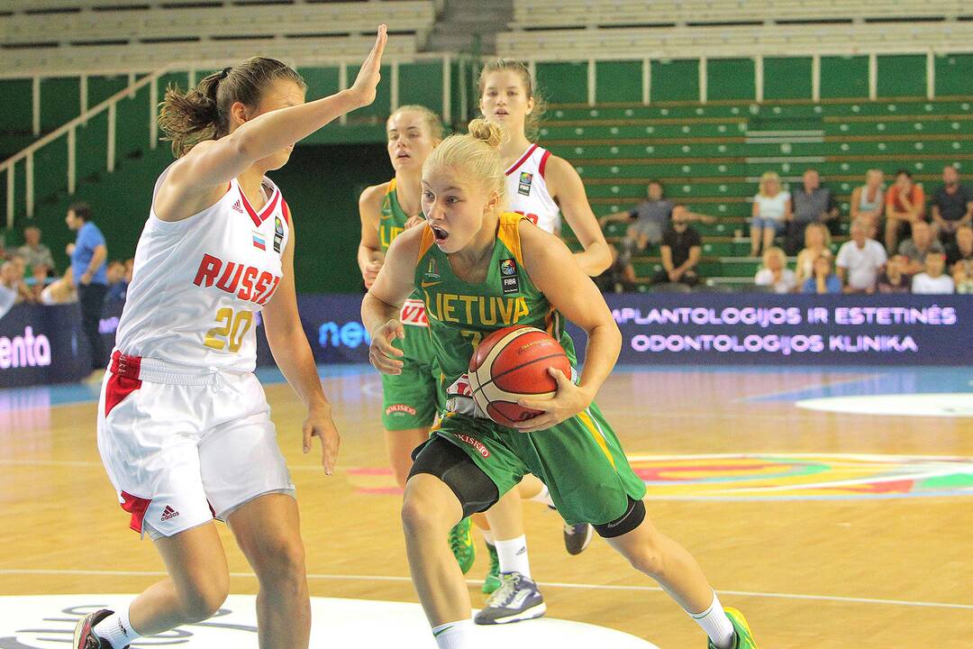 Lietuva – Rusija 49:66. Merginų U16 EČ