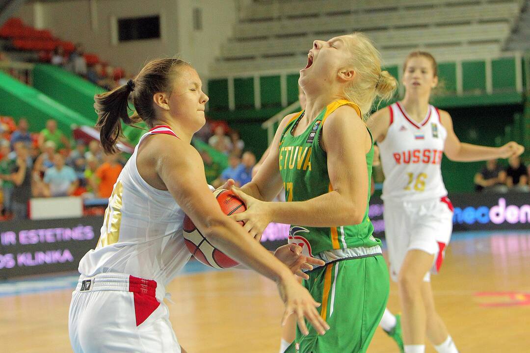 Lietuva – Rusija 49:66. Merginų U16 EČ