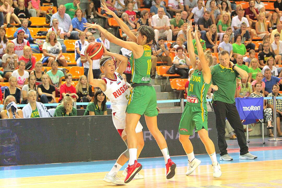 Lietuva – Rusija 49:66. Merginų U16 EČ