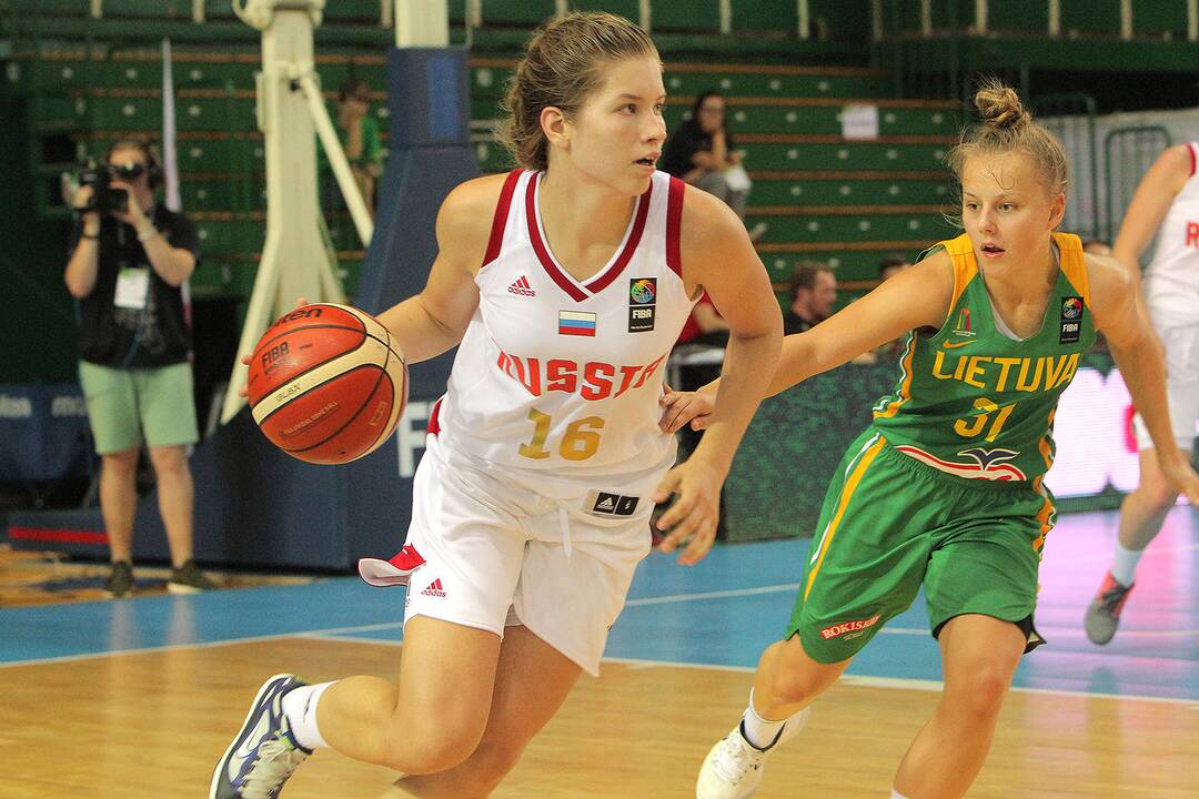 Lietuva – Rusija 49:66. Merginų U16 EČ