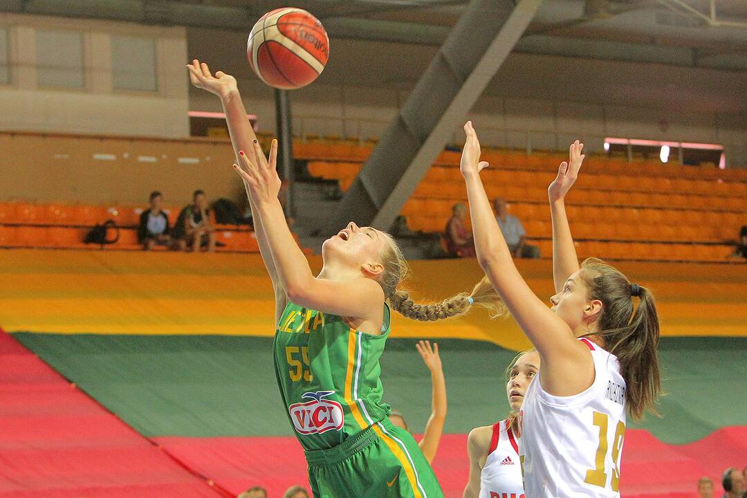 Lietuva – Rusija 49:66. Merginų U16 EČ