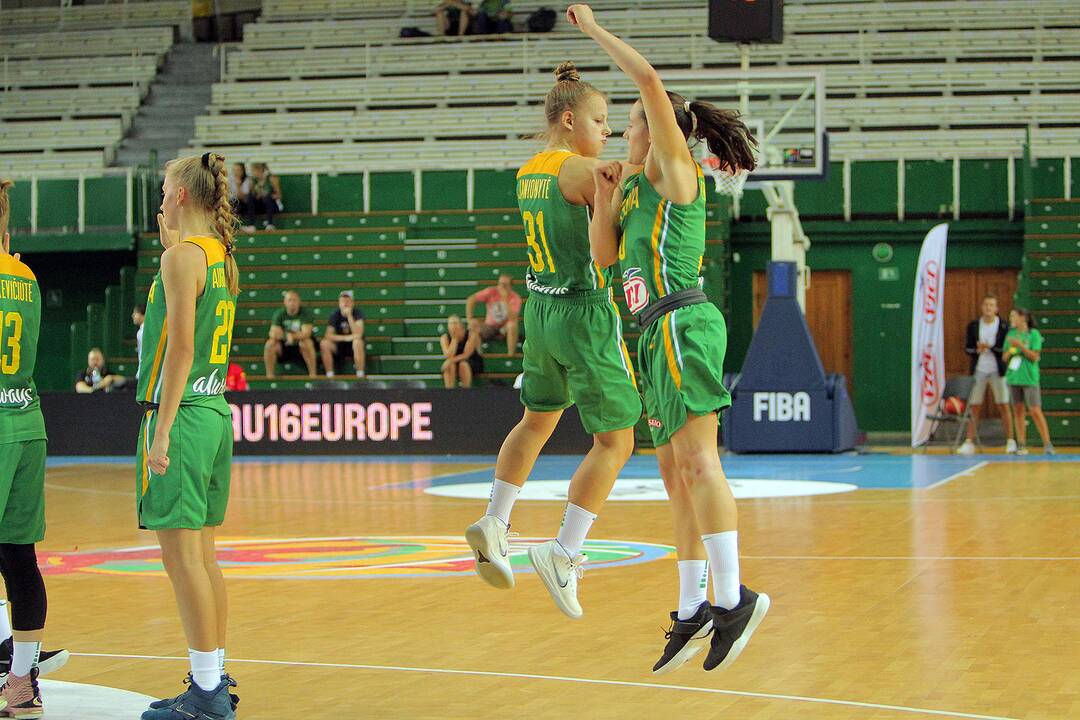 Lietuva – Vokietija 51:58. Merginų U16 EČ