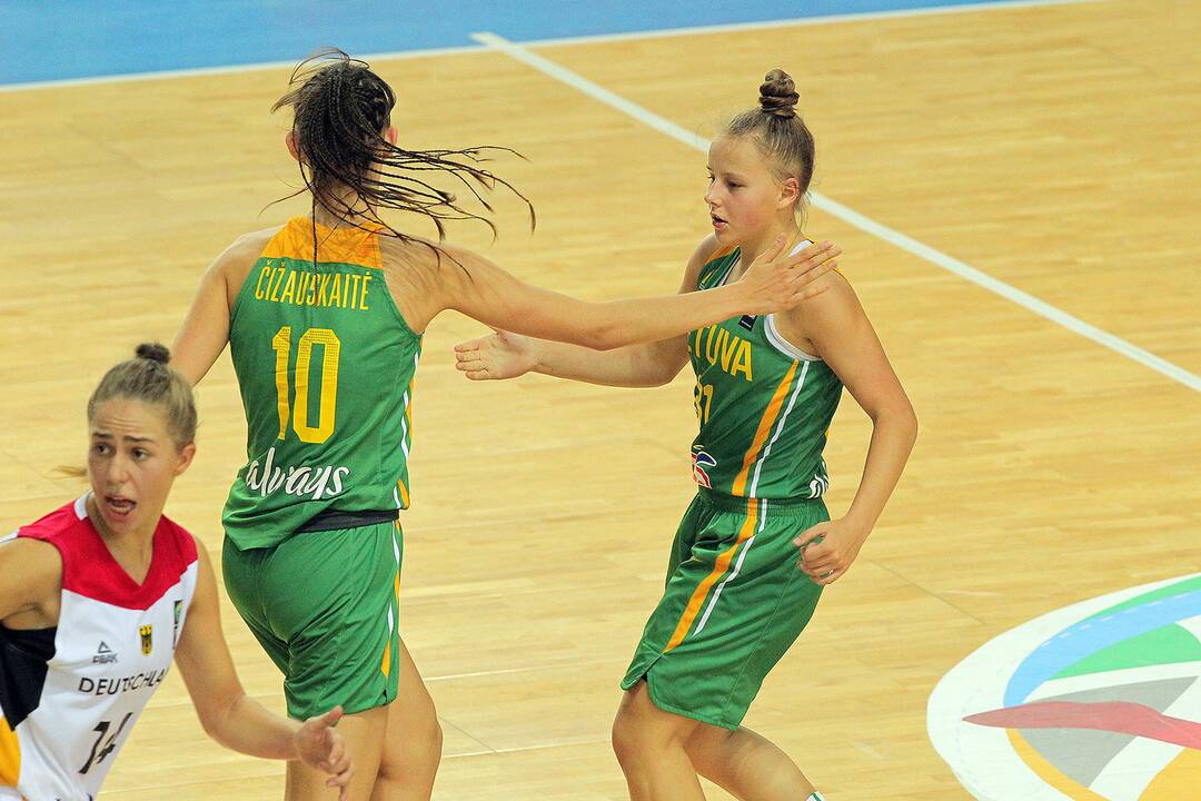 Lietuva – Vokietija 51:58. Merginų U16 EČ
