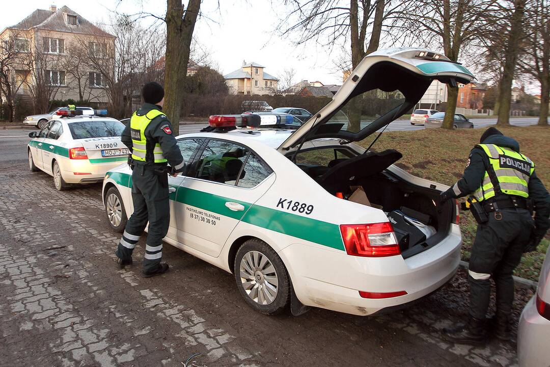 Policijos reidas Kauno rajone