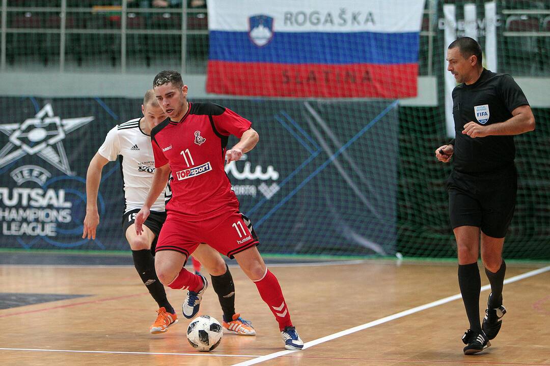 Futsalas. „Vytis“ – „KMN Dobovec“ 1:2