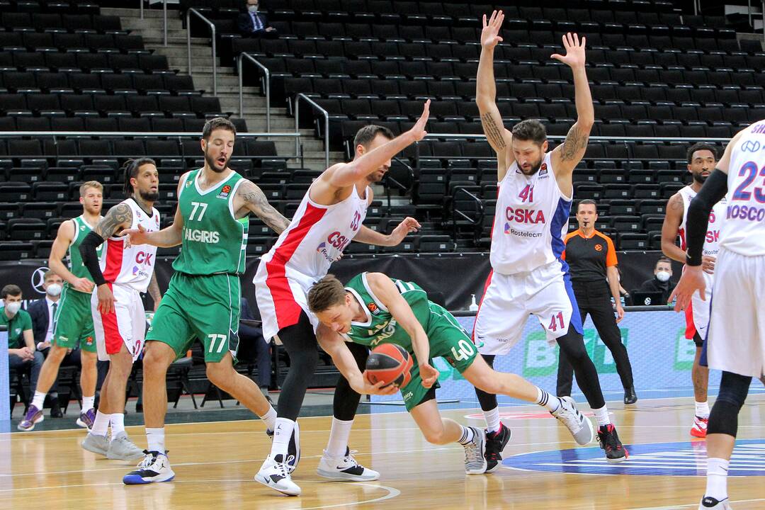 Eurolyga: „Žalgiris“ – CSKA 78:87