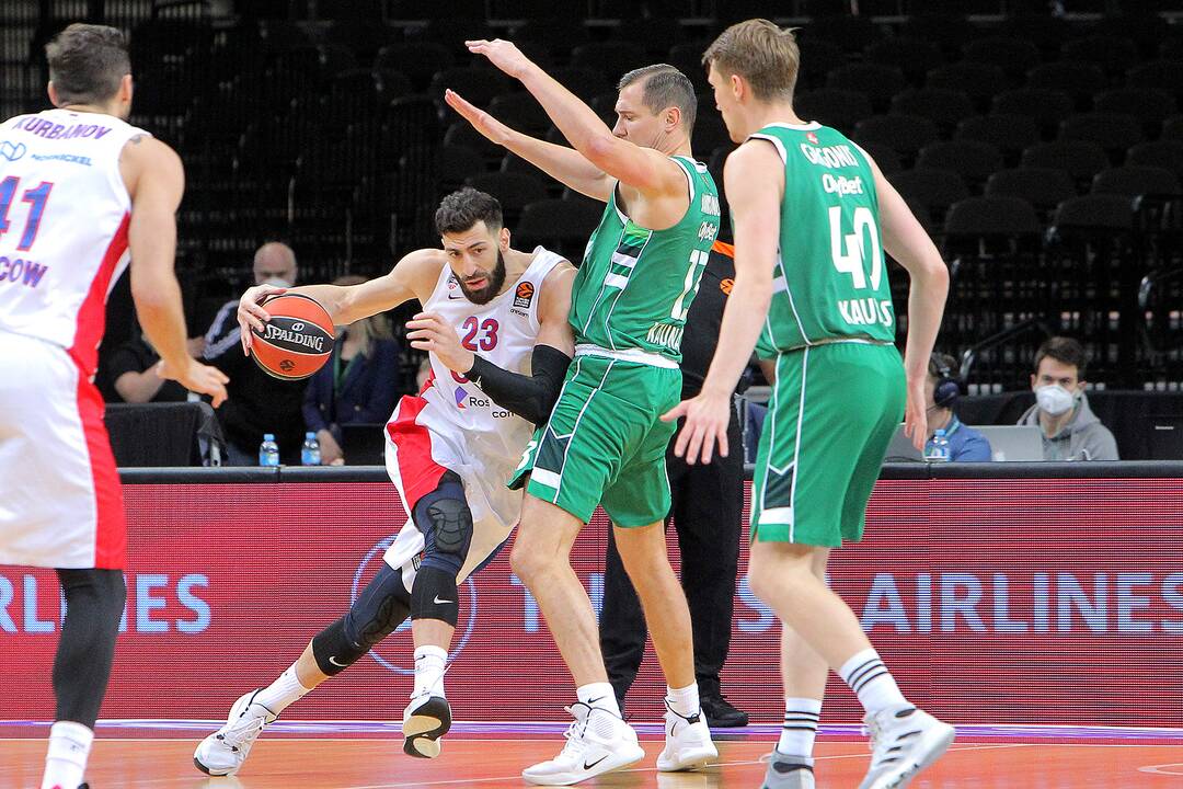 Eurolyga: „Žalgiris“ – CSKA 78:87