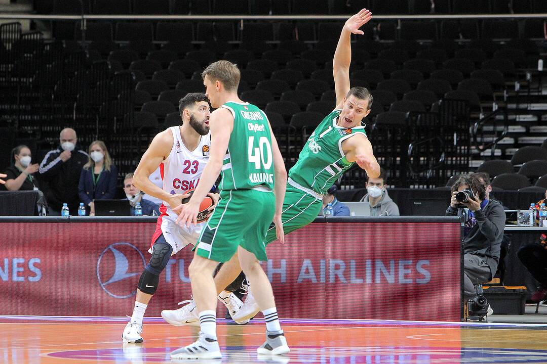 Eurolyga: „Žalgiris“ – CSKA 78:87