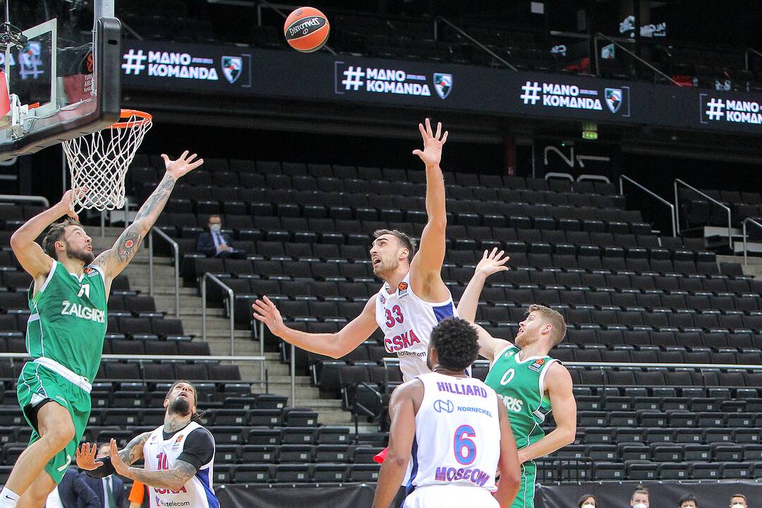 Eurolyga: „Žalgiris“ – CSKA 78:87